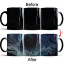 Axyaa Color Changing Cthulhu Coffee Mug 350ml Ceramic Magic Cup Gift