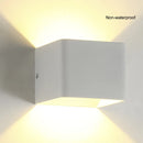 Axyaa Adjustable LED Wall Lamp Outdoor Waterproof Aluminum Garden Sconce
