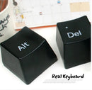Axyaa Keyboard Cup Set: Ctrl Del Alt 3-Piece Fashion Cups, Black Color
