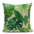 Axyaa Tropical Plant Banana Leaf Throw Pillow Cover for High Quality Home Decor