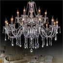 Axyaa 18-Arm K9 Crystal Double Layer Chandelier