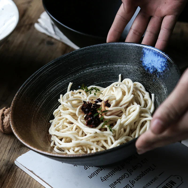 Axya Japanese Ceramic Tableware Bowl Set for Restaurants and Home Dining