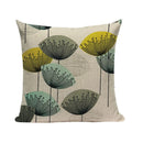 Axyaa Cartoon Plant Sofa Pillowcase - Multicolor Home Decoration
