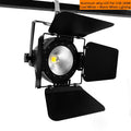Axyaa LED Par Light 200W Cool Warm/RGBW+UV 6in1 with Barn Doors for Events