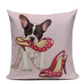 Axyaa Luxury Animal Pillow Case - 45x45cm Square Custom Cushion