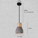 Axyaa Nordic Wood Pendant Lights for Modern Decor in Living Room, Cafe, Bedroom