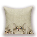 Axyaa Cartoon Cushion Cover 45x45cm - High Quality Pillowcase for Living Room