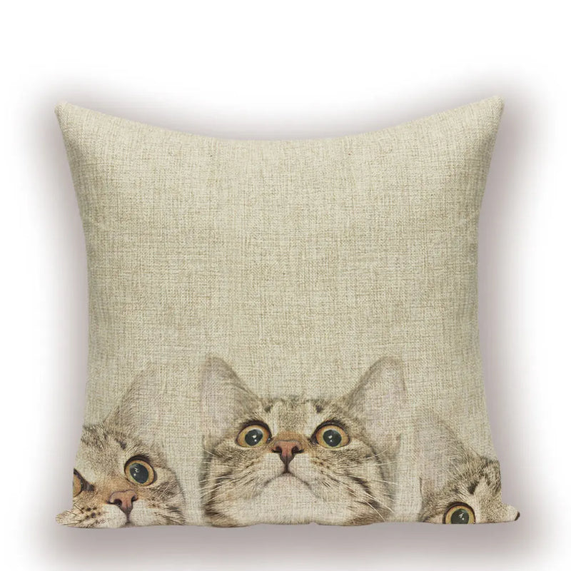 Axyaa Cartoon Cushion Cover 45x45cm - High Quality Pillowcase for Living Room