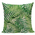 Axyaa Tree Green Cushion Cover: Green Decorative Flower Sofa Car Pillow