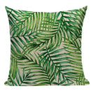 Axyaa Tree Green Cushion Cover: Green Decorative Flower Sofa Car Pillow