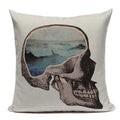 Axyaa Mexican Skull Cushion Covers: High-Quality Black Throw Pillow Cases