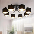 Axyaa LED Ceiling Chandelier with Lampshade for Living Room