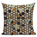 Axyaa Geometric Cushion Covers - Monkey Horse Print, Custom Home Décor, Throw Pillows