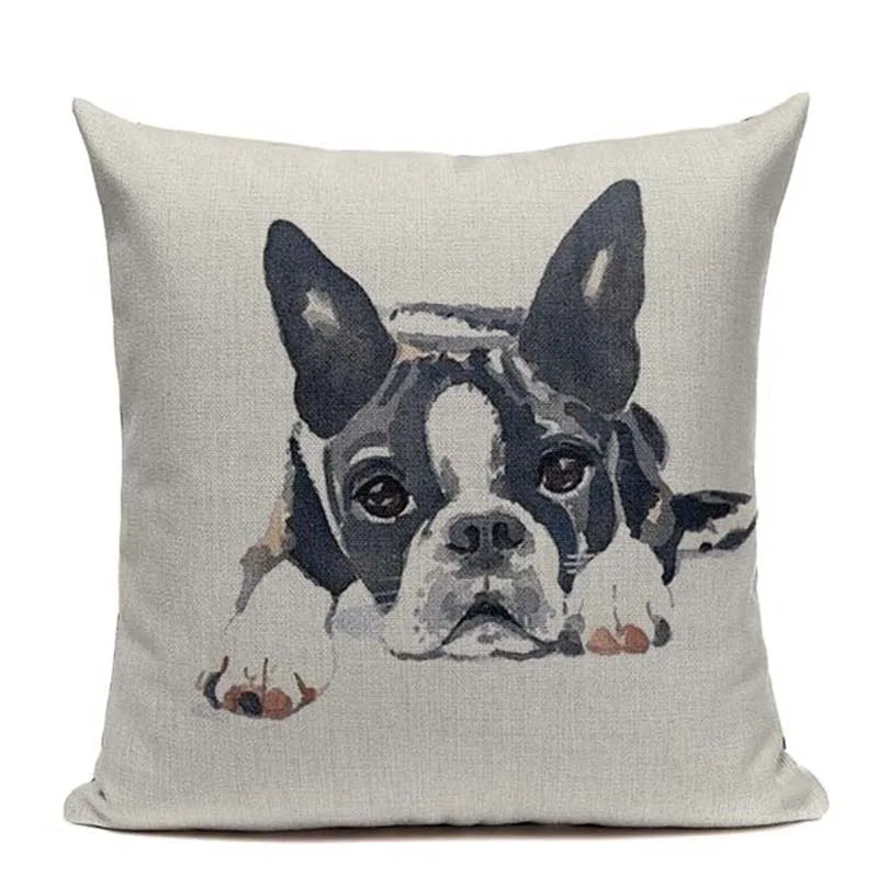 Axyaa Luxury Animal Pillow Case - 45x45cm Square Custom Cushion