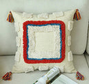 Axyaa Wool Tassel Moroccan Style Pillow Cover 45x45cm/30x50cm