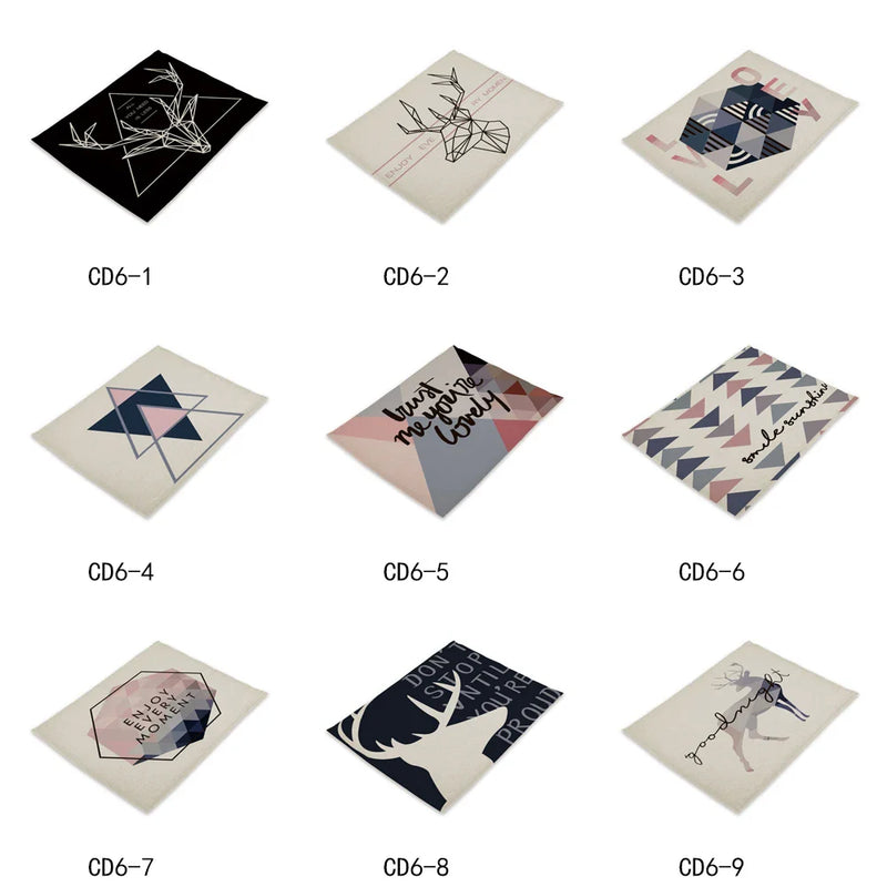 Axyaa Deer Nordic Decor Table Set