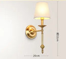 Axyaa Vintage Copper Wall Sconce LED Wall Lamp Lights for Home Living Room