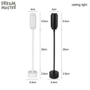 Axyaa Zoomable Gooseneck Track Light for Exhibition Gallery - Adjustable Beam Angle Rail Lamp