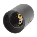 Axyaa E27/E14 Lamp Bulb Holder | Lighting Accessory Fitting Socket Base | Black/White, 110-220V