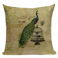 Axyaa London Bridge Paris Eiffel Tower Decorative Printed Throw Pillows