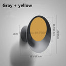 Axyaa Colorful LED Wall Lamp: Modern Nordic Round Sconce for Dining Room and Bedroom