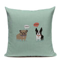 Axyaa Luxury Animal Pillow Case - 45x45cm Square Custom Cushion