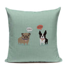 Axyaa Luxury Animal Pillow Case - 45x45cm Square Custom Cushion