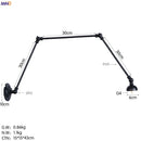 Axyaa Long Arm LED Wall Lights - Adjustable Swing Industrial Sconce