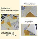 Axyaa Nordic Flower Placemats Set of 4