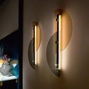 Axya Semicircle Glass Wall Lamp for Nordic Living Room and Bedroom