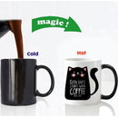 Axyaa Color Change Ceramic Coffee Mug, Heat Reveal Magic Cup, Fashionable Gift