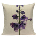 Axyaa Velvet Deer Floral Stripes Pillow Cover for Sofa Beds and Car