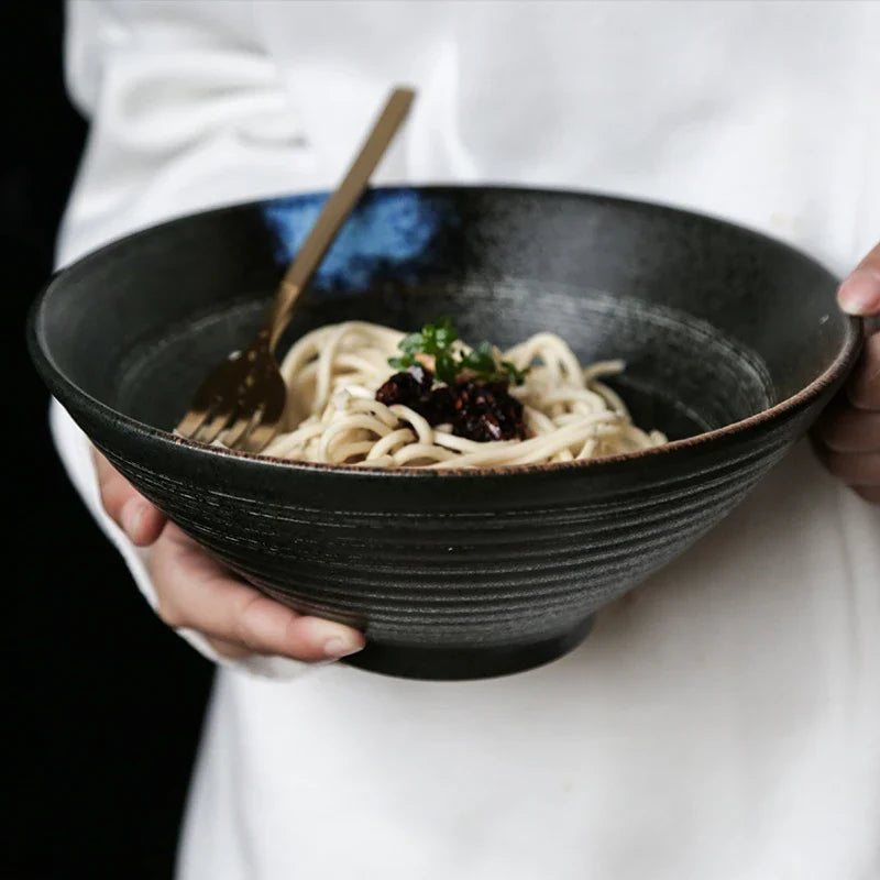 Axya Japanese Ceramic Tableware Bowl Set for Restaurants and Home Dining