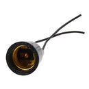Axyaa Black Waterproof E27 Lamp Socket Lampholder 110v-220v Outdoor Fitting