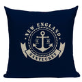 Nautical Anchor Velvet Throw Pillows for Home & Car Decor by Axyaa