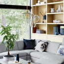 Axya Glass Pendant Lights - Nordic Minimalist Wave Set for Living Room, Cafe, and Bedroom