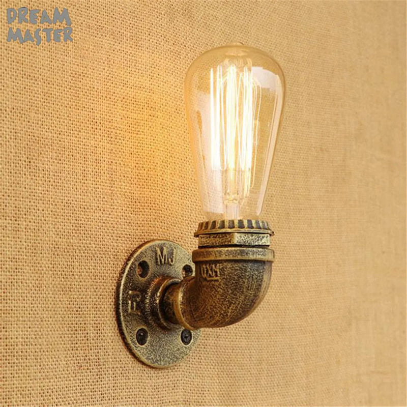 Axyaa Nordic Staris Wall Lamp Mini Edison Bulb Indoor Lighting