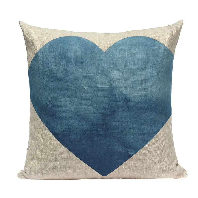 Axyaa Geometric Deer Pillow Cover - Nordic Home Decoration 45X45Cm