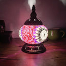 Axyaa Turkish Mosaic Table Lamp - Handcrafted Vintage Glass Art Deco Bedside Light
