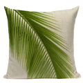 Axyaa Tropical Leaves Pillowcases - Rainforest Style Plant Cushion Covers