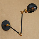 Axyaa Loft Style Retro Vintage Swing Arm LED Wall Sconce Industrial Light Fixtures