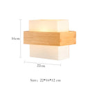 Axyaa Nordic Glass Shade Sconce Wall Light Home Bedside LED Fixture
