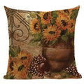 Retro Flower Cushion Cover - Axyaa Brand - Home Decor Luxury Pillows