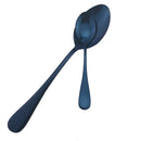 Rainbow Blue Gold Cutlery Set Stainless Steel Tableware by Axyaa