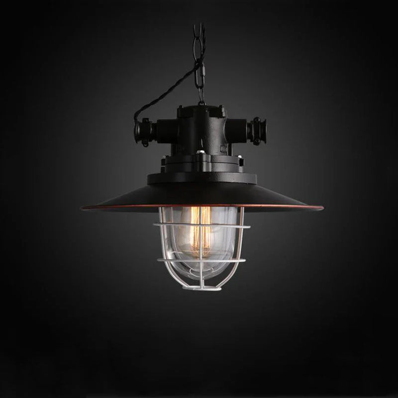 Axyaa Retro Loft Pendant Chandelier for Home and Office Lighting