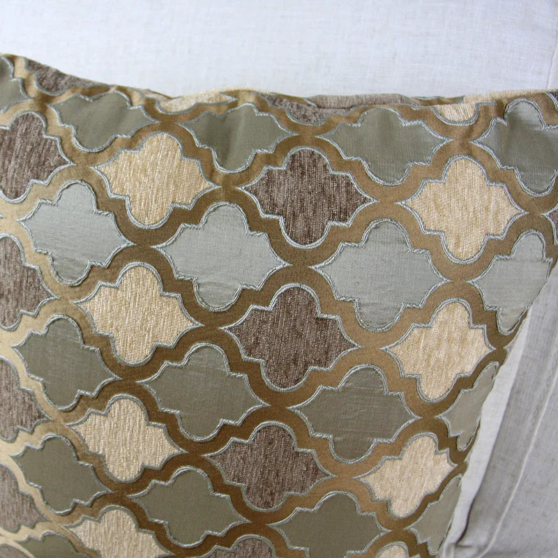 Axyaa Chenille Moroccan Style Cushion Cover - 45x45cm