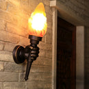Axyaa Outdoor Torch Wall Lamp for Garden and Porch Lighting