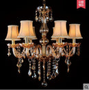 Axyaa Champagne Gold Crystal Bedroom Pendant Chandelier