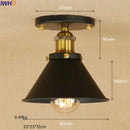 Axyaa Industrial Vintage Edison LED Ceiling Light Fixture