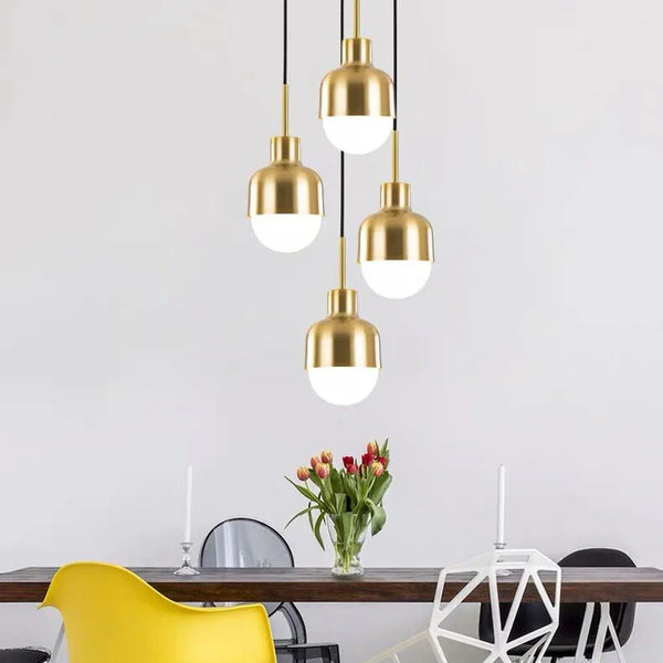 Axyaa Nordic Minimalist Pendant Light - Acrylic Ball Ceiling Lamp for Home Decor